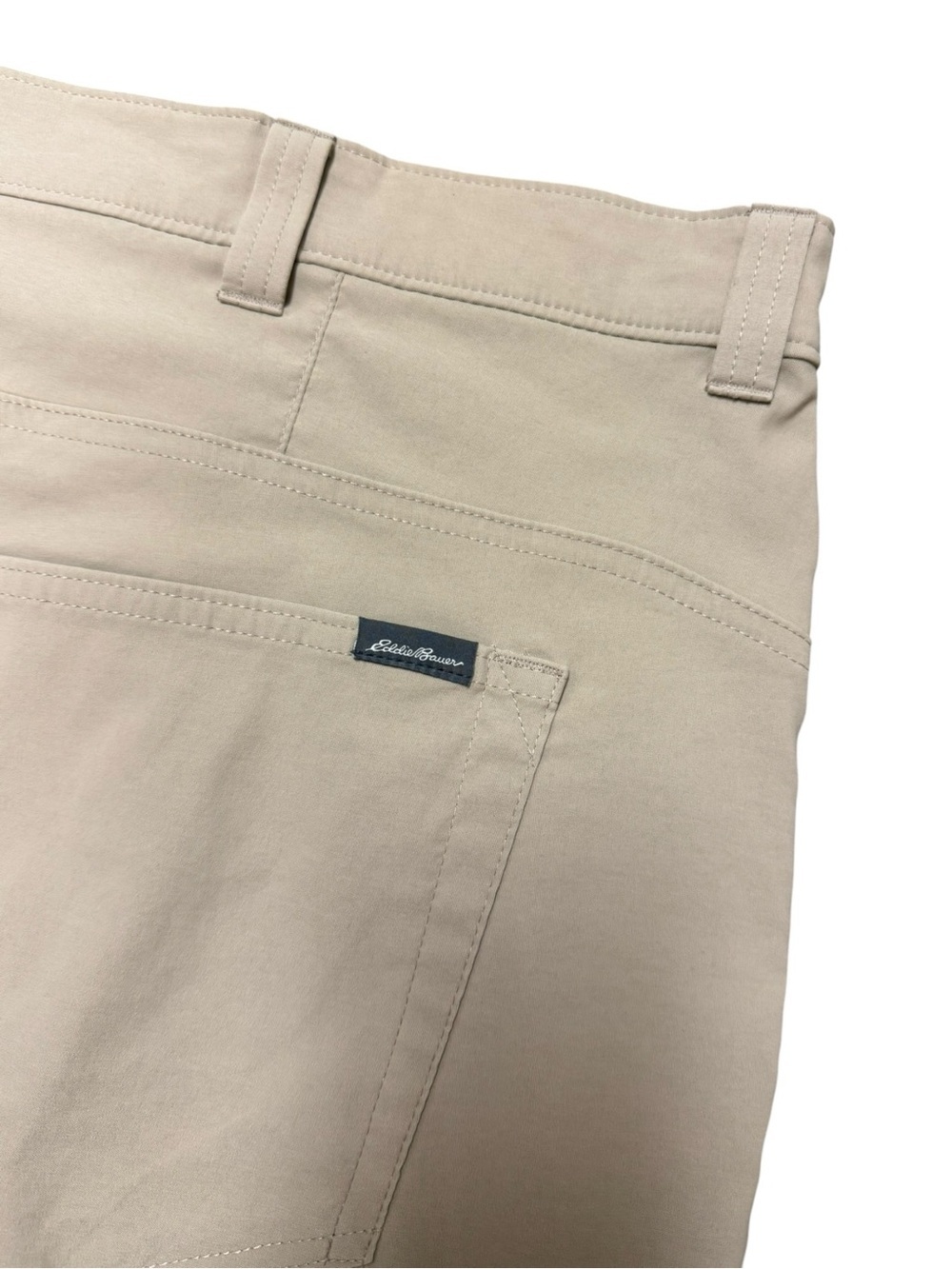 Eddie Bauer Men's Horizon Guide Chino Pants Slim Fit Light Khaki Slacks - 42/34 - Picture 5 of 11